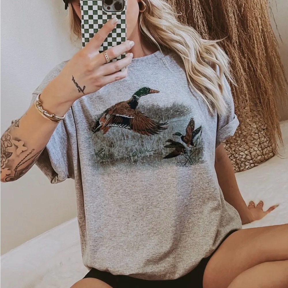 Gray Graphic Tee